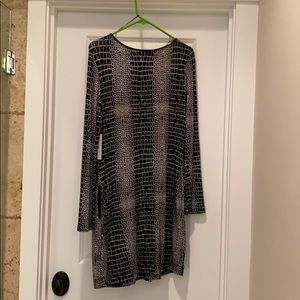 Snakeskin print dress from stitch fix